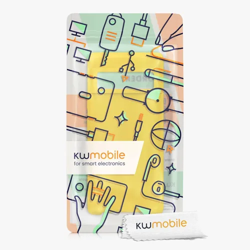 Vista 542 de kwmobile Funda Compatible con Google Pixel 6 Pro - Funda de teléfono de silicona TPU con acabado suave - Azul Arrecife