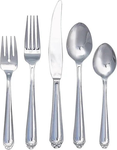 Vista 4 de Ginkgo International Bonnie - Juego de 4 piezas de acero inoxidable para anfitriona