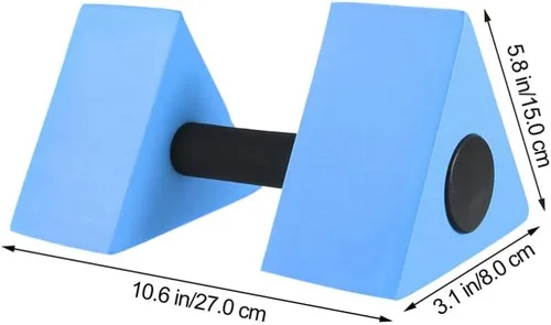 Vista 6 de Mancuernas de agua, 2 unidades, pesas de agua, barras de mano, ejercicios aeróbicos acuáticos, mancuernas de espuma para piscina, accesorios