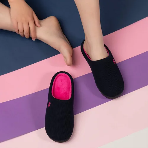 Vista 5 de RockDove Pantuflas originales de espuma viscoelástica bicolor para mujer, 5-12