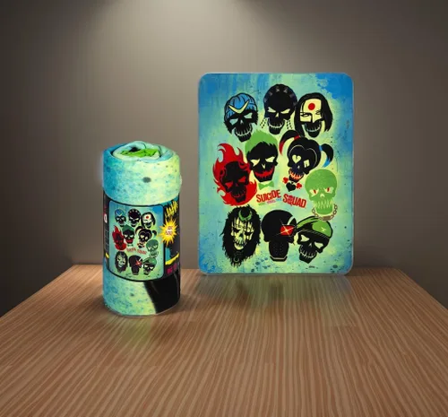 Vista 5 de Juego de ropa de cama de superhéroe con toalla de playa, manta de vellón, juego de colcha y cortina para niños, diseño de Marvel, DC Comics, Justice