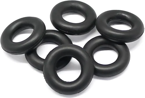 Vista 4 de 6 piezas de neumáticos de goma para bobinadora O Ring compatibles con máquina de coser Singer 15-91, 66-16, 99K, 128-3, #15287