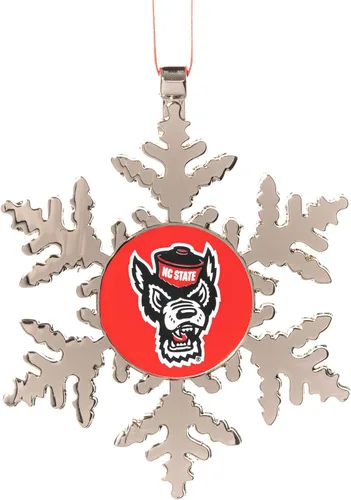 Vista 31 de Adorno navideño de copo de nieve de Alabama Crimson Tide