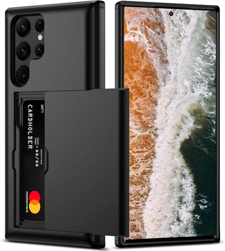 Vista 32 de Nvollnoe Funda para Samsung S23 con tarjetero 5G de 6.1 pulgadas, delgada, de doble capa, resistente, protector para Galaxy S23, funda con ranura