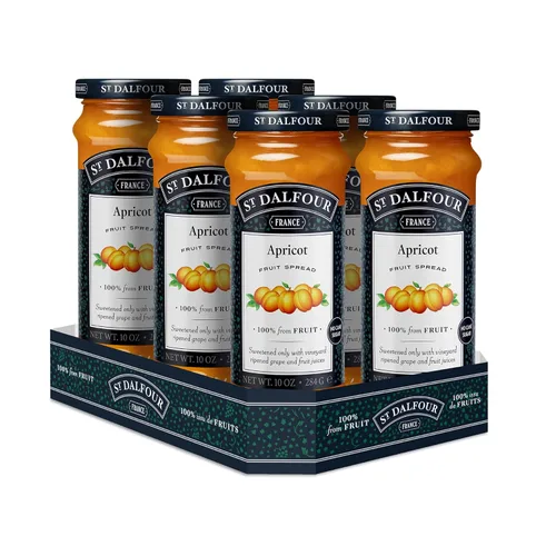 Vista 24 de St. Dalfour Untable de fruta de frambuesa negra, 10 onzas, 100% de frutas, sin ingredientes artificiales, sin OMG, sin azúcar de caña, todo natural