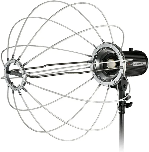 Vista 5 de Fotodiox Linterna Softbox 20in (50cm) Globe - Caja de luz plegable con Bowens Speedring para Bowens, Interfit y luces compatibles