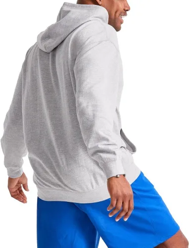 Vista 3 de Sudadera Champion con capucha, forro polar de tejido invertido, cómoda sudadera para hombre, gráfico