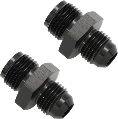 Vista 27 de Adaptador de ajuste de tubo de aluminio -4AN AN4 macho acampanado a rosca macho de 5/8 x 18 con asiento invertido, conector acampanado invertido