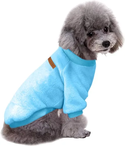 Vista 16 de Jecikelon Ropa para Perros Suéter para Perros Ropa Suave para Cachorros Ropa de Invierno Suéteres para Cachorros Atuendo Cálido para Perros Pequeños