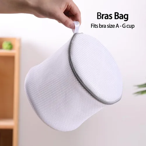 Vista 5 de Kimmama Bolsas de lencería para lavar prendas delicadas, bolsa de ropa para lavadora, bolsas de malla para lavar ropa, abrigos, vestidos, suéteres