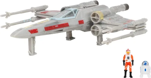 Vista 13 de Star Wars Micro Galaxy Squadron Gold Leader's Y-Wing - Vehículo de clase Starfighter de 5 pulgadas con accesorios de micro figura Jon Vander