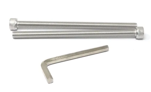 Vista 223 de iexcell Kit de tornillos de cabeza hexagonal de acero inoxidable 304, 100 unidades M2 x 0.157 in, paso de rosca de 0.016 in