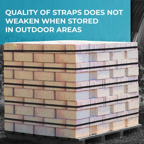 Vista 5 de IDL Packaging Recarga para kits de flejado de poliéster (PET) portátiles de 1/2 pulgada x 200 pies - Bobina de flejado de poliéster de 1/2 pulgada x