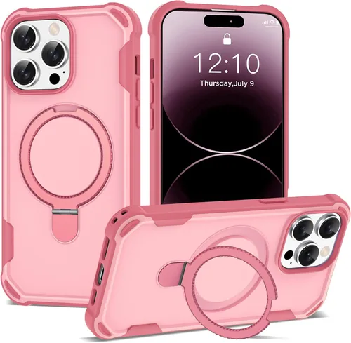 Vista 52 de Funda compatible con iPhone 11 de 6.1 pulgadas con soporte de anillo magnético [protección militar contra caídas] [compatible con MagSafe] Funda a