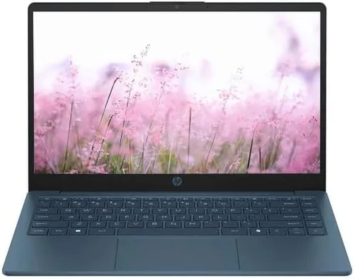 Laptop portátil HP de 13.8" HD IPS, procesador Intel Celeron N hasta 2.78 GHz, 4 GB DDR4, SSD de 128 GB, HDMI, cámara web, Bluetooth, Windows 11,