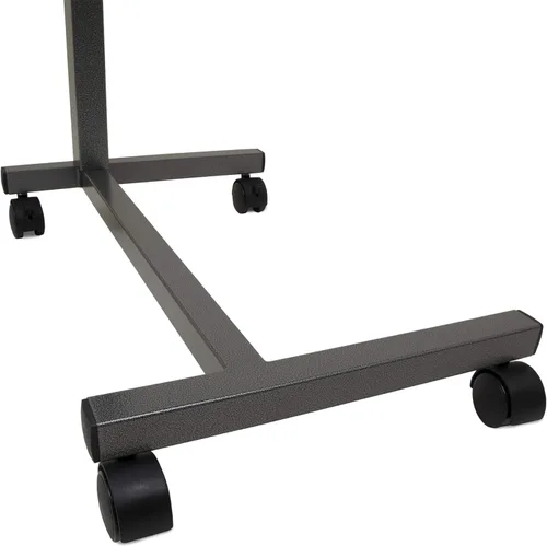 Vista 9 de Carex Mesa de noche ajustable con ruedas, escritorio de cama y sofá, mesita de noche enrollable para uso en el hospital y el hogar, se ajusta