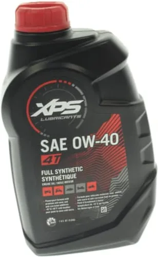 Vista 3 de Can-Am Nuevo OEM, XPS 4-Stroke 0W-40 Aceite de mezcla sintética 1 cuarto de galón, 9779139