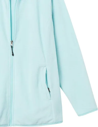 Vista 8 de Tienda Essentials - Chaqueta de vellón suave ajuste clásico manga larga y con cremallera completa para mujer