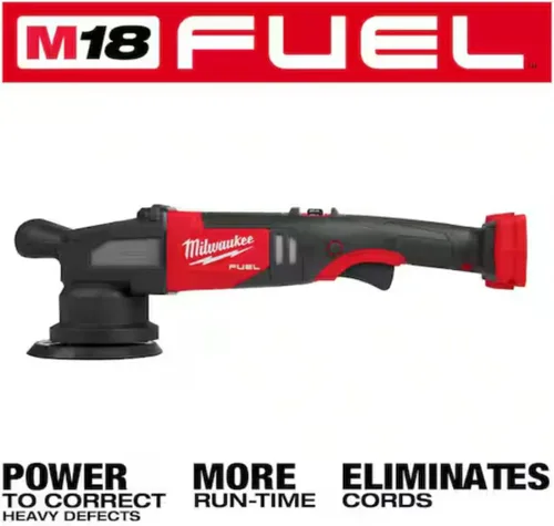 Vista 2 de Milwaukee M18 Fuel pulidora orbital aleatoria de 15 mm - Sin cargador, sin batería, solo herramienta desnuda