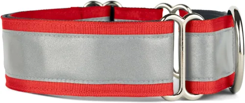 Vista 21 de If It Barks - Collar Martingala reflectante de 1.5 pulgadas con hebilla a presión rápida para perros - Ajustable - Fabricado en Estados Unidos