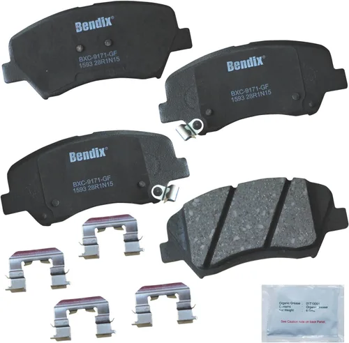 Vista 317 de Bendix Pastillas de freno delanteras de cerámica Priority1 CFC465AK2 para Acura EL 2005-1997, Honda Civic 2011-1996, Insight 2014-2010