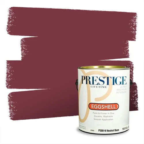 Vista 422 de Prestige Paints Pintura exterior e imprimación en uno, 1 galón, plano, coincidencia comparable de Valspar* Amber Rose*