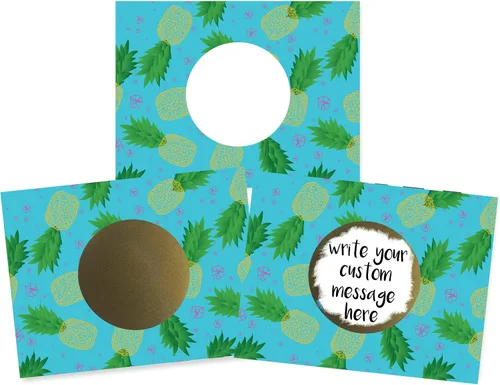 Vista 40 de My Scratch Offs - Paquete de 20 Mini Tarjetas Rasca y Gana DIY de Corazón Rosa para San Valentín con Calcomanías, 3x4 Pulgadas, Notas de Amor