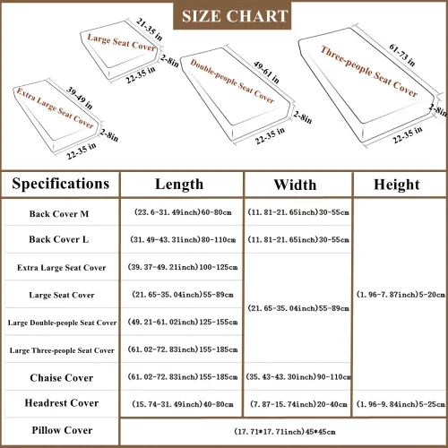 Vista 6 de Fundas de sofá mágicas 2024, fundas lavables, elásticas, impermeables, universales, fundas de cojín para sofá seccional de 1/2/3, protector