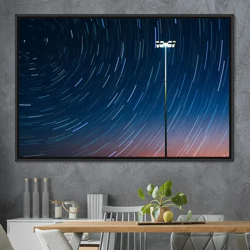 Vista 10 de SIGNWIN Framed Canvas Wall Art Dayspring Astronomy & Space Contemporary Cosmic Dramatic Green Group Photography Realism - 16x24 inches