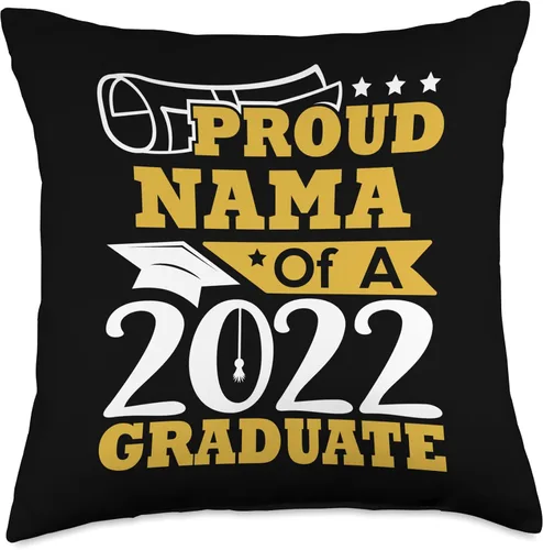 Vista 4 de Proud Nama of a class of 2022 graduate graduation Throw Pillow