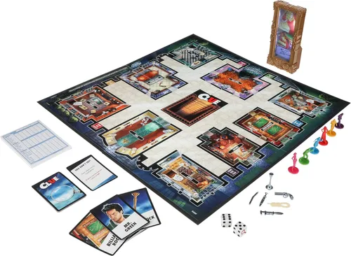 Vista 5 de Hasbro Gaming Juego Clue, Juego de Mesa de Misterio, 2-6 Jugadores, 8+ Años (Exclusivo de Yaxa)