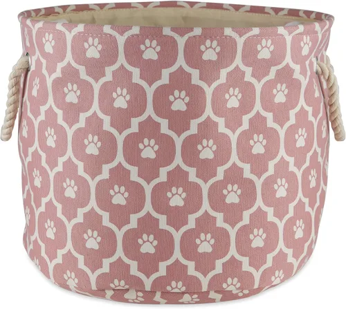 Vista 22 de Colección Bone Dry de almacenamiento para mascotas con diseño de pata, color aguamarina, rectángulo mediano