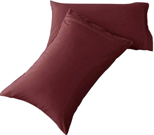 Vista 25 de SONORO KATE Juego de fundas de almohada de lujo de microfibra cepillada 1800 Bedding - antiarrugas, (beige, 2 fundas de almohada estándar)