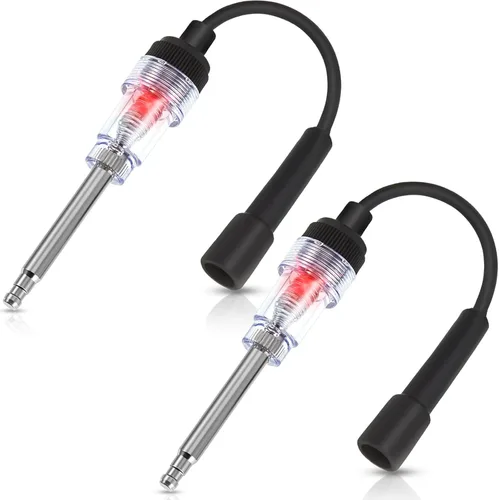 Vista 7 de Probador de bujías en línea para motor de arranque recto, probador de encendido de cortacésped ligero, detector de diagnóstico de armadura