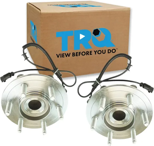 Vista 165 de Conjunto de rodamiento de rueda y buje TRQ para parte trasera izquierda y derecha, 2 piezas, compatible con Ford Expedition 2007-2010 y Lincoln