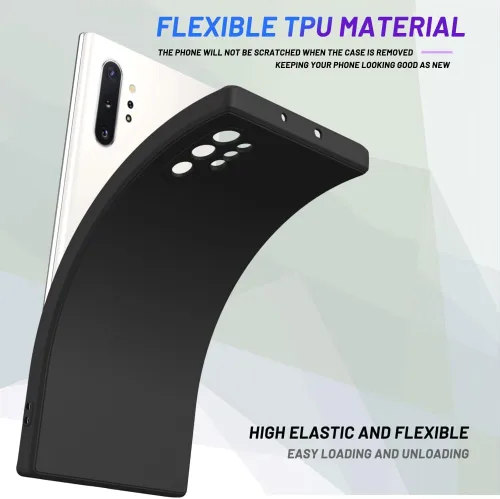 Vista 741 de Funda para Samsung Galaxy Note 8, color negro, resistente a los arañazos con tacto suave, delgada funda delgada para Samsung Galaxy Note 8