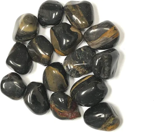 Vista 3 de Zentron Colección Cristal: Ónix Negro Rodado - Piezas de 1" (1 Libra)