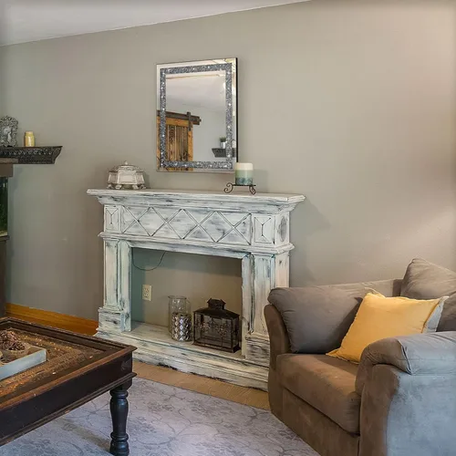 Vista 6 de Ruomeng Espejo de pared rectangular, 16 x 20 pulgadas, diamante de cristal aplastado, baño, entrada y dormitorio