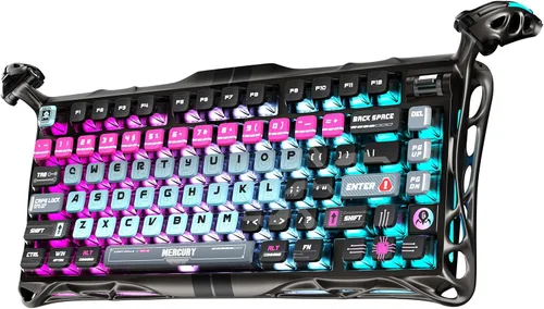 Vista 11 de GravaStar Mercury V75 Lite Hall Effect Magnetic Gaming Keyboard – 8KHz Rapid Trigger Wired 75% Keyboard, Adjustable Actuation, Hot-Swappable