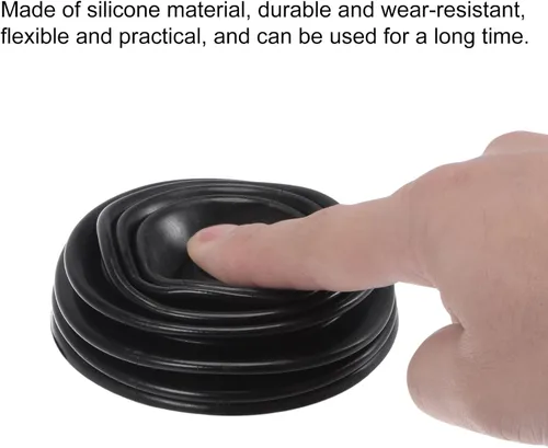 Vista 5 de uxcell Colector de cubierta de polvo para taladro de goma, para martillo eléctrico, taladro de impacto para cenizas, accesorios de herramientas