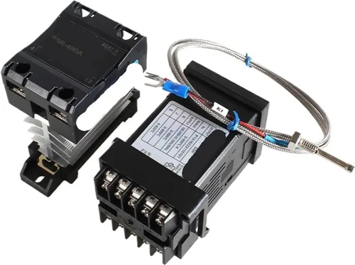 Vista 5 de REX-C100 PID Temperature Controller 220v 400 Degree Digital Thermostat Output 40A SSR K Type Thermocouple