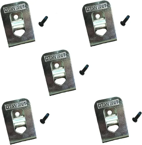 DeWalt N169778 OEM clip/gancho para Cinturón para 20V Max DCD980 DCD985 DCD980L2 DCD985L2 (5 unidades)