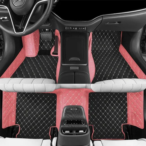 Vista 24 de alfombras de coche personalizadas para Mercedes-Benz A/B/C/E/S/ML/GL/GLA/GLC Clase W169 W203 GLE GLK GLS SL SLC SLK, antideslizantes, impermeables