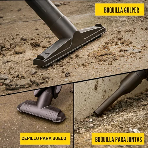Vista 5 de Aspiradora Stanley 4 HP para uso en seco o mojado