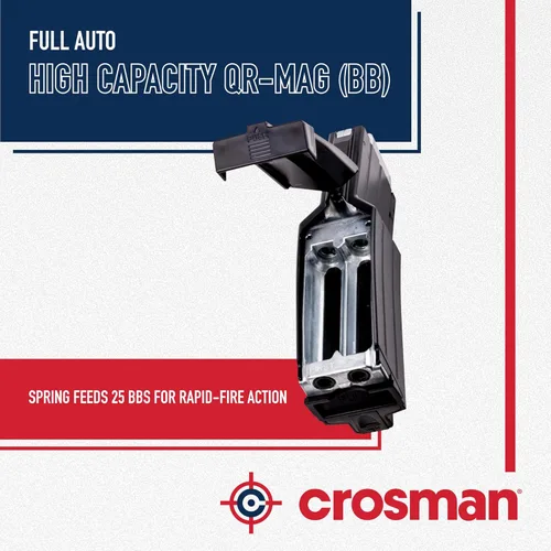 Vista 3 de Crosman CFAHCM Cargador BB de carga rápida para rifles de aire SBR totalmente automático BB, negro