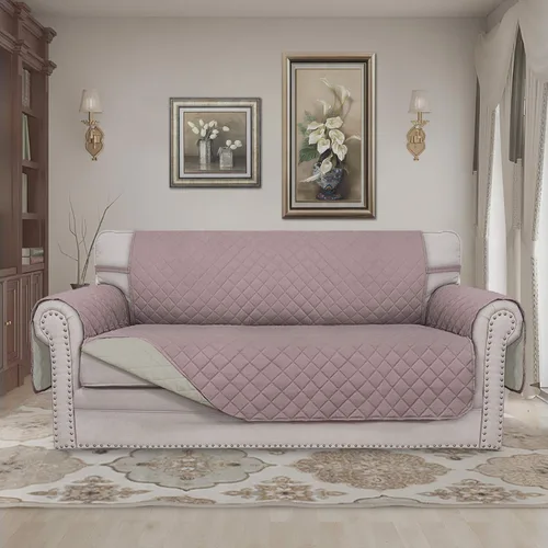 Vista 228 de Easy-Going - Funda reversible para sofá reclinable, resistente al agua, protector de muebles con correas elásticas, para mascotas y niños