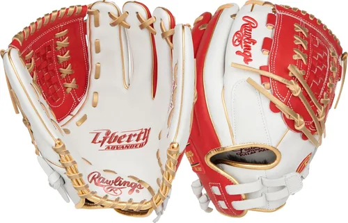 Vista 22 de Rawlings Guantes de sóftbol Liberty Advanced Color Series Fastpitch Tamaños 11.75 a 13 pulgadas Múltiples estilos