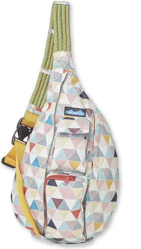 KAVU - Bolsa de hombro cruzada compacta y ligera correa de cuerda