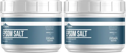 Vista 8 de Earthborn Elements Sal de Epsom de vainilla y durazno de cachemira, 8 libras, cubo de un galón, pura y sin diluir, sal de remojo con fragancia