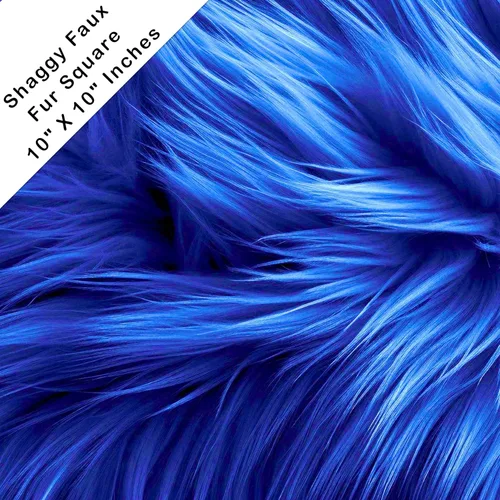 Vista 57 de FabricLA - Tela de piel sintética peluda cuadrada - 4" X 4" pulgadas precortada - Use tela de piel sintética para manualidades DIY, accesorio